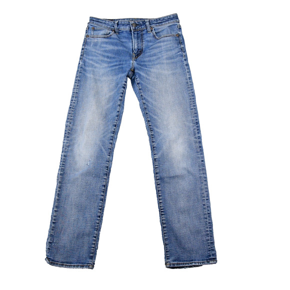 American Eagle Jeans Mens 30x32 (29x30 Meas) Original Straight Blue Denim - Picture 1 of 11